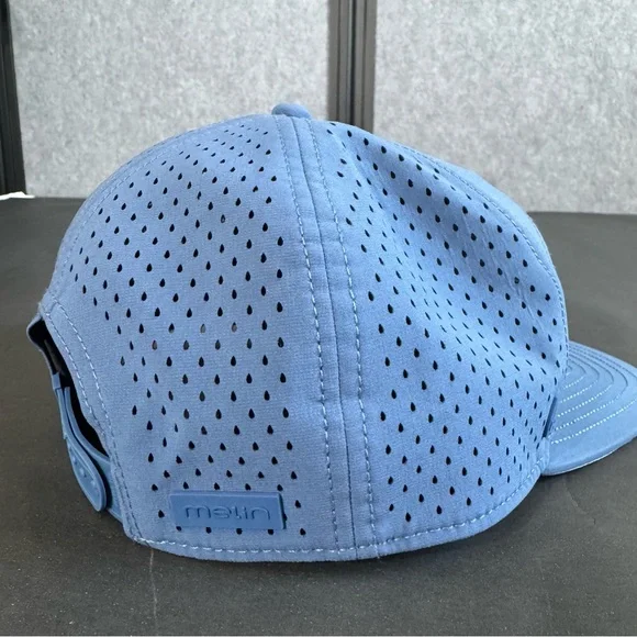 Melin Hydro Trenches Icon Snapback Hat Steel Blue Classic 7 ⅜” - 7 ⅝” - Picture 6 of 10